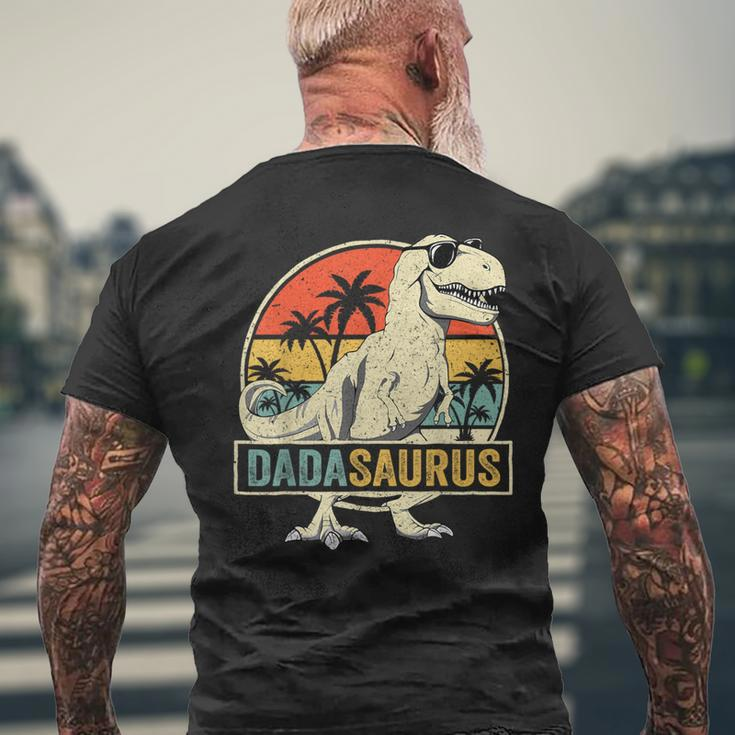 DadasaurusRex Dinosaur Dada Saurus Family Matching Men's T-shirt Back Print Gifts for Old Men