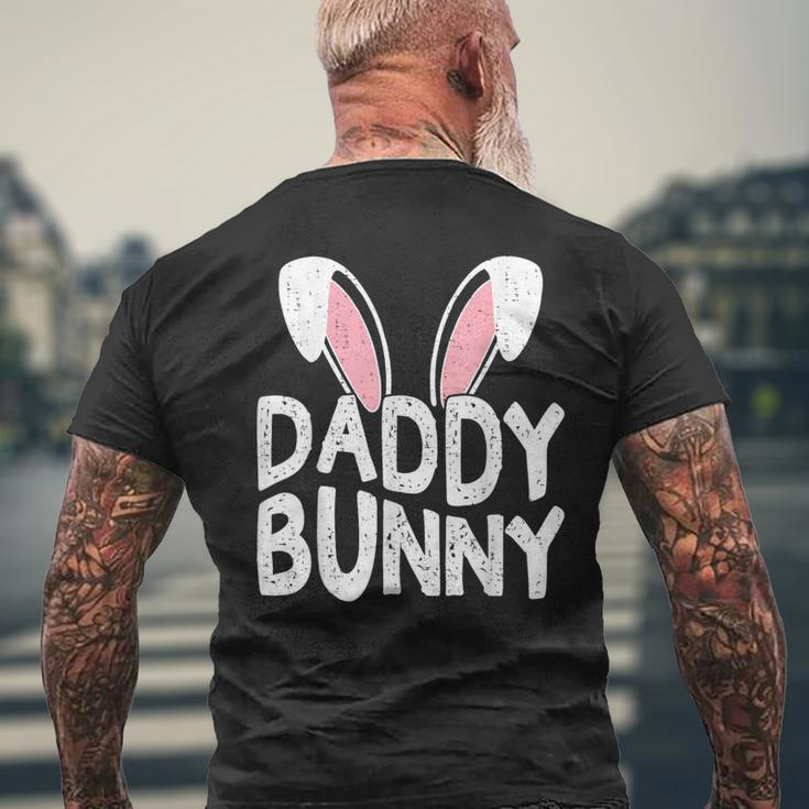Daddy Bunny Ears Easter Family Matching Dad Fathers Day Papa Men's T-shirt Back Print Gifts for Old Men