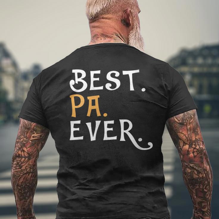 Damen Der Beste Papa Aller Zeitenatertag Lustiger Papa Mit-Ausschnitt T-Shirt mit Rückendruck Geschenke für alte Männer