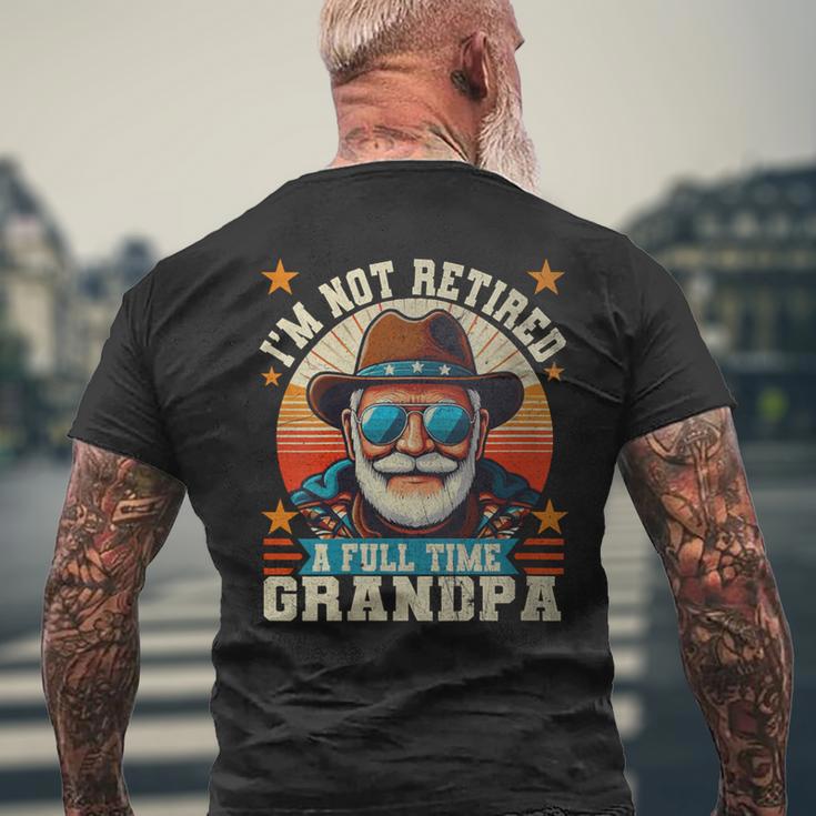 Damen Ich Bin Nicht Im Ruhestand Ich Bin Einollzeit-Opa Lustiger Papa Im Ruhestand Mit-Ausschnitt T-Shirt mit Rückendruck Geschenke für alte Männer