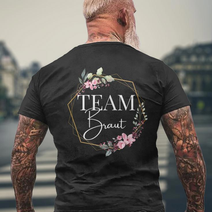 Damen Team Braut Junggesellenabschied Dezent Herz Jga Bride To Be T-Shirt mit Rückendruck Geschenke für alte Männer