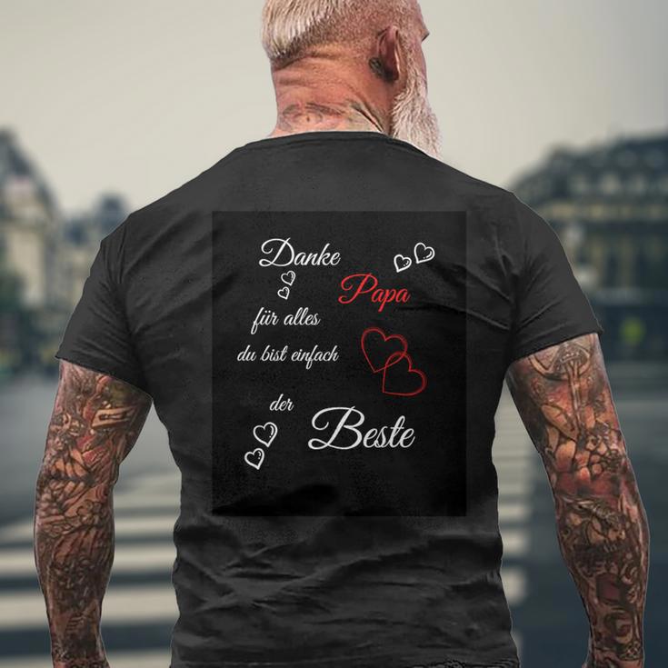 Danke Für Alles Papa Du Bist Der Besteatertagaterati T-Shirt mit Rückendruck Geschenke für alte Männer