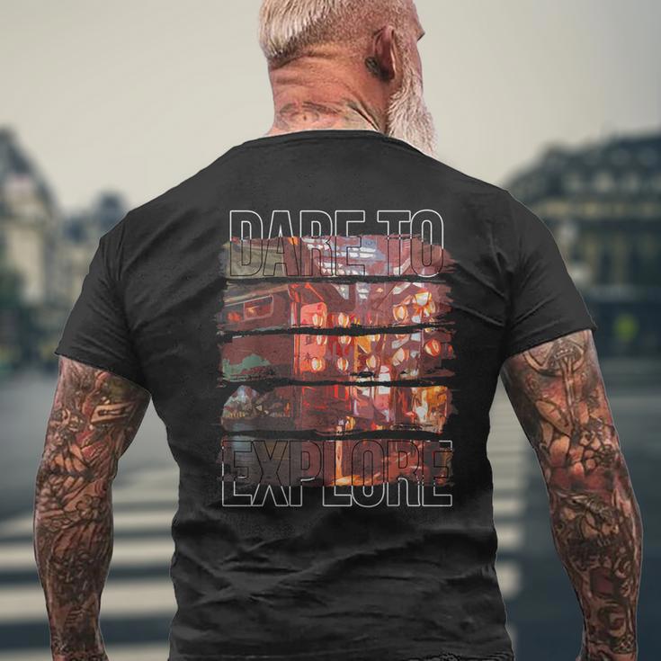 Dare To Explore Asia Men's T-shirt Back Print Gifts for Old Men