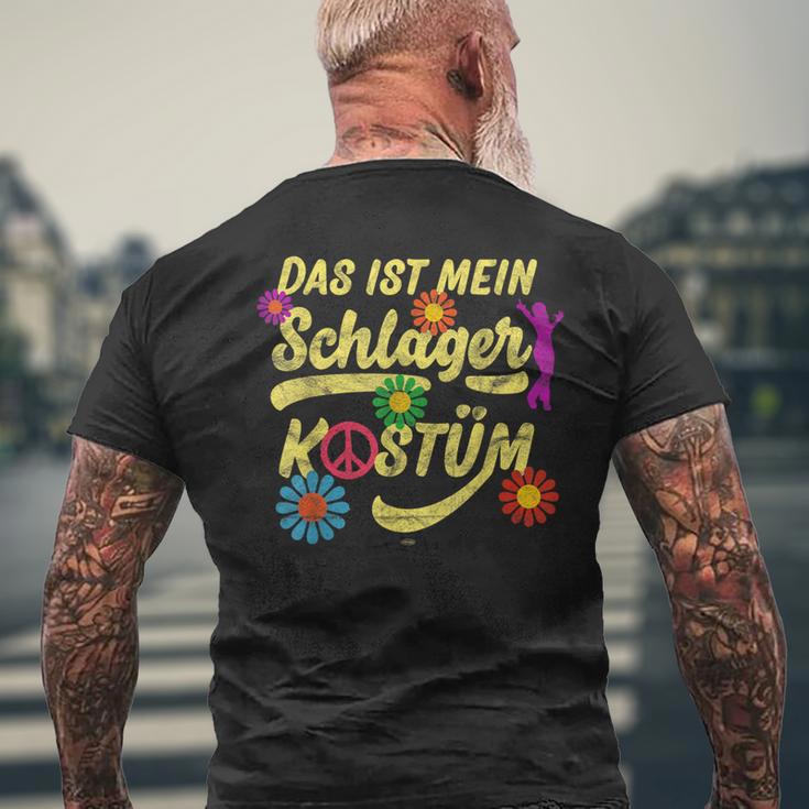 'Das Ist Mein Schllagger' T-Shirt mit Rückendruck Geschenke für alte Männer