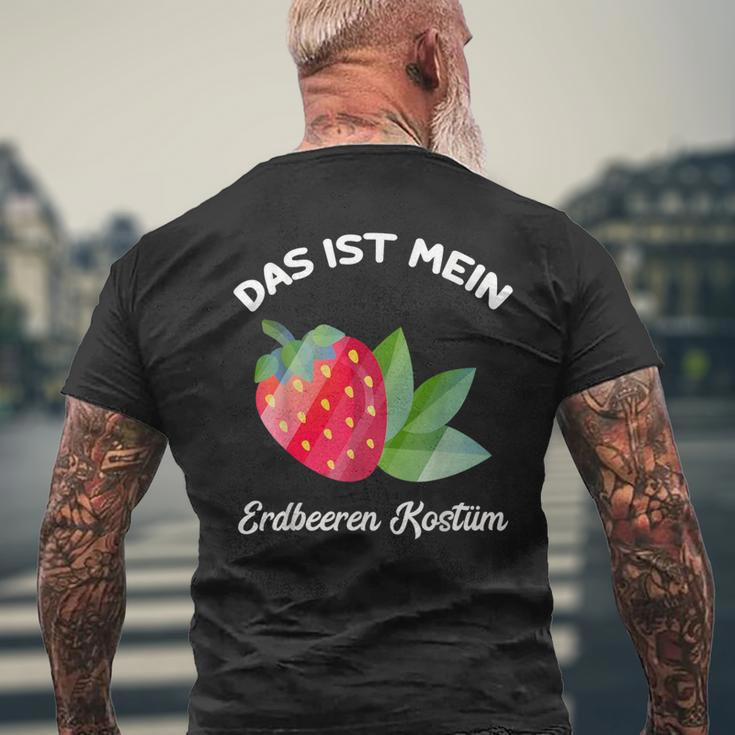 Das Ist Mein Strawberries Costume T-Shirt mit Rückendruck Geschenke für alte Männer