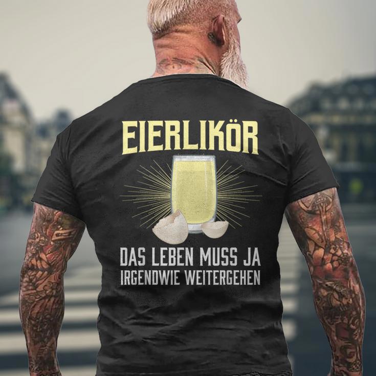 Das Leben Muss Ja Irgendwie Weitergehen T-Shirt mit Rückendruck Geschenke für alte Männer