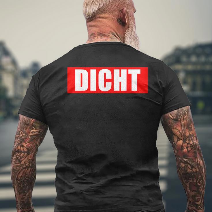 Dense Matches Hacke T-Shirt mit Rückendruck Geschenke für alte Männer