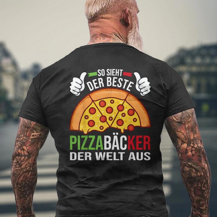 Der Beste Pizzabäcker Der Weltbeste Pizzabäcker Der Weltbeste T-Shirt mit Rückendruck Geschenke für alte Männer