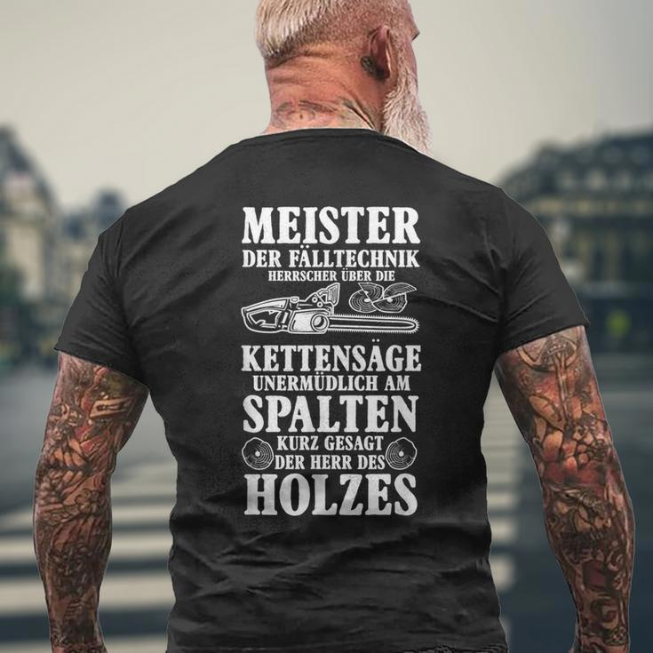 Der Herr Des Holzes T-Shirt mit Rückendruck Geschenke für alte Männer