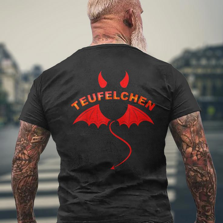Devil Costume T-Shirt mit Rückendruck Geschenke für alte Männer
