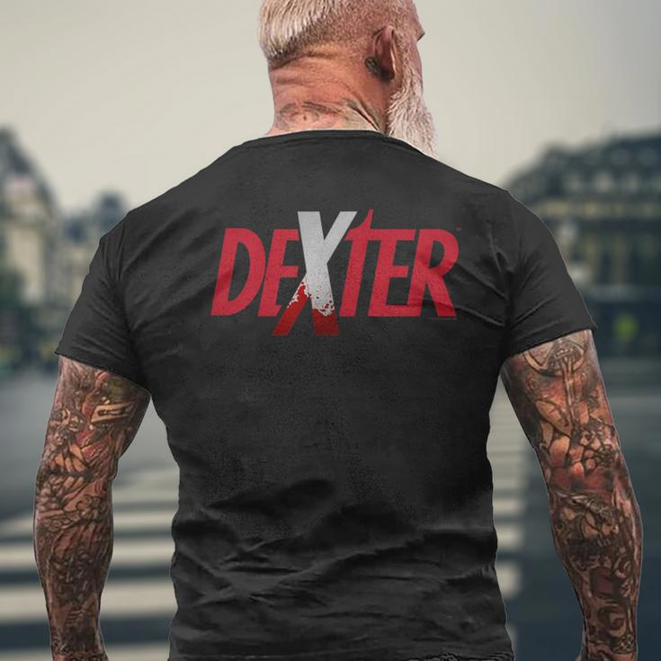 Dexter Splatter Logo T-Shirt mit Rückendruck Geschenke für alte Männer