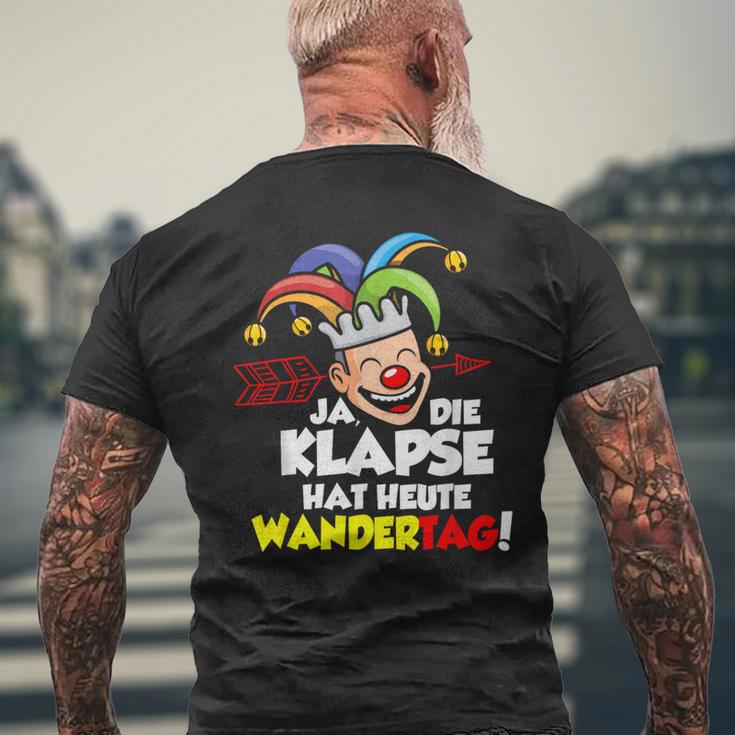 Die Klapse Hat Wandertag T-Shirt mit Rückendruck Geschenke für alte Männer