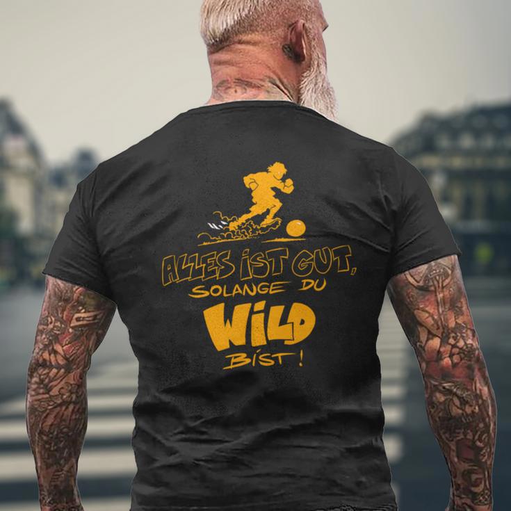 Die Wilden Kerle Motto Long-Sleeved T-Shirt mit Rückendruck Geschenke für alte Männer