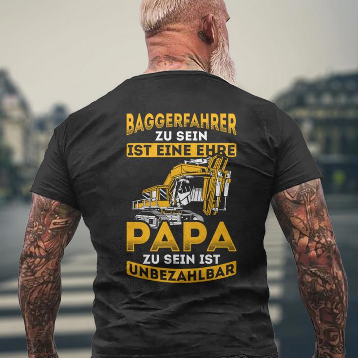 Digger Driver Honor Dad Priceless Digger Digger Driver T-Shirt mit Rückendruck Geschenke für alte Männer