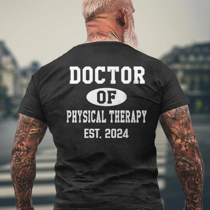 Doctor Of Physical Therapy Est 2024 Dpt Graduate Future Dpt Men's T-shirt Back Print Gifts for Old Men