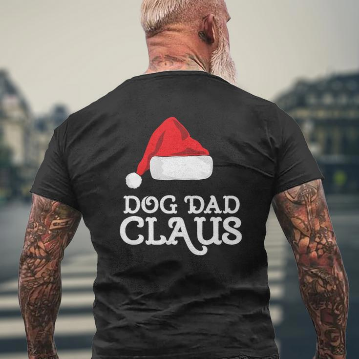 Dog Dad Christmas Family Group Matching Pajama Mens Back Print T-shirt Gifts for Old Men