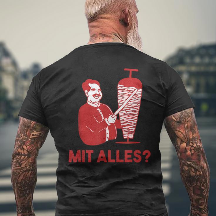 Doner Kebab Mit Alles Dad Joke T-Shirt mit Rückendruck Geschenke für alte Männer