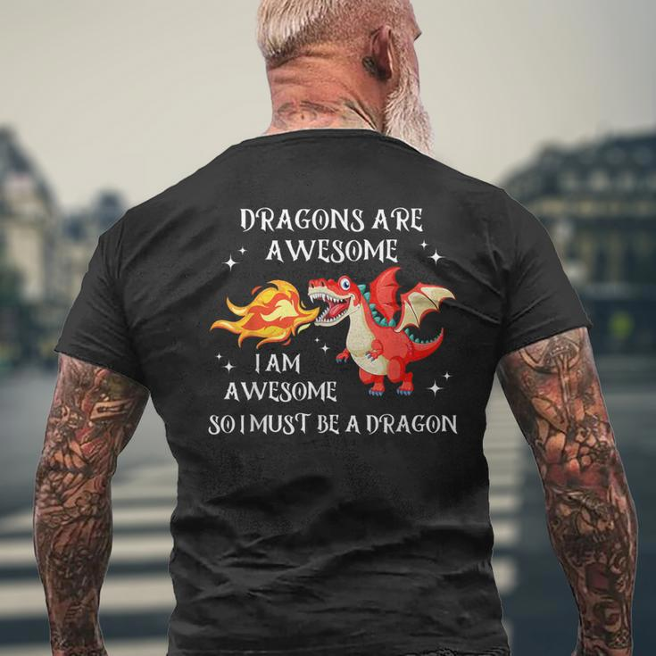 Drachen Sind Großartig Ich Bin Ein Drache-Geschenke Für T-Shirt mit Rückendruck Geschenke für alte Männer