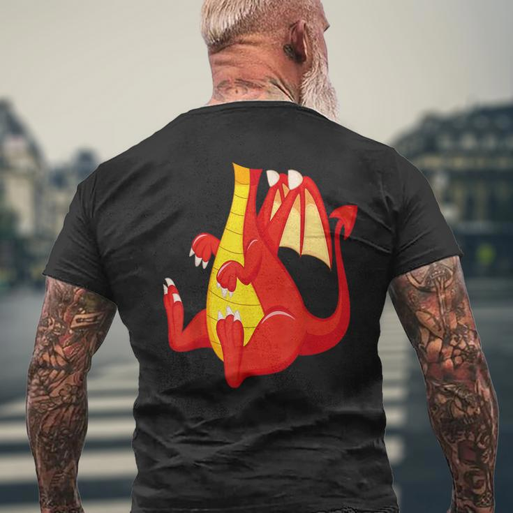 Dragon Red Dragon Costume Men's T-shirt Back Print Gifts for Old Men