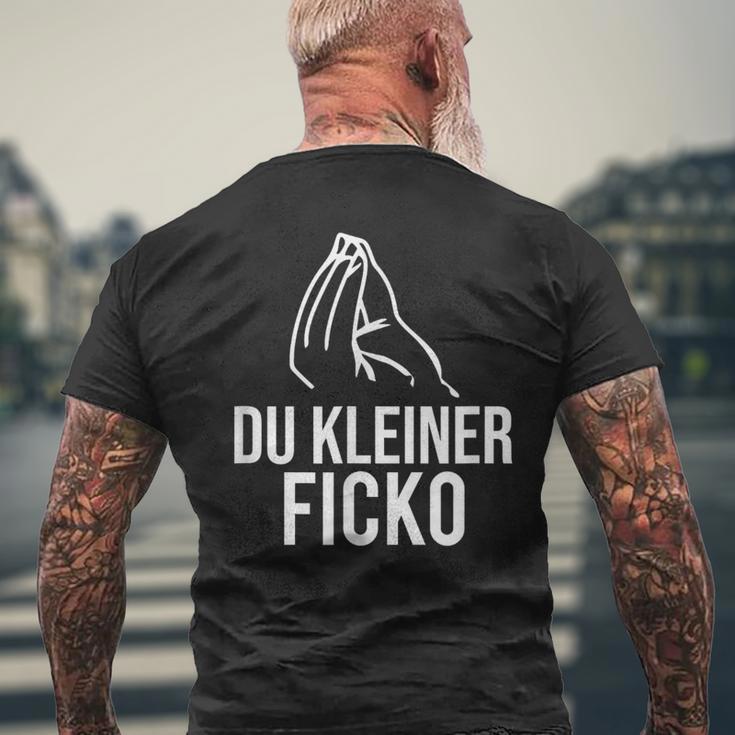 Du Kleine Ficko Italy Gesture T-Shirt mit Rückendruck Geschenke für alte Männer