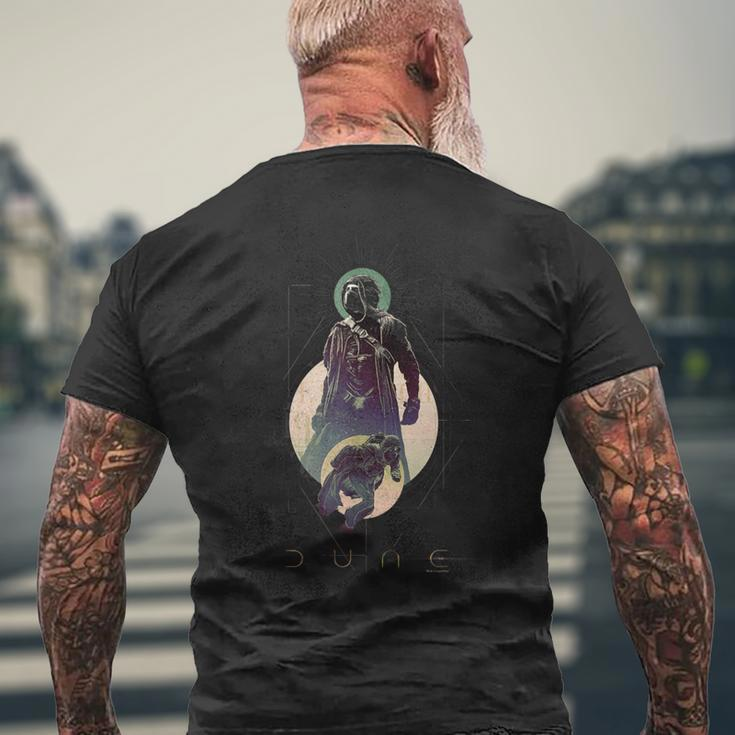 Dune Paul Atreides Moon Poster T-Shirt mit Rückendruck Geschenke für alte Männer