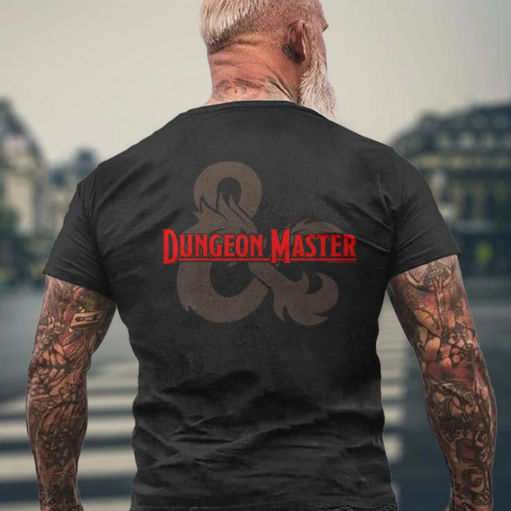 Dungeons & Dragons Dungeon Master Emblem T-Shirt mit Rückendruck Geschenke für alte Männer