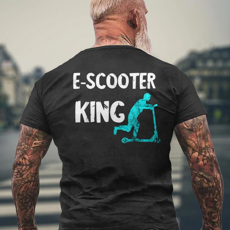 E-Scooter King Electric Scooter King Escooter Driver T-Shirt mit Rückendruck Geschenke für alte Männer