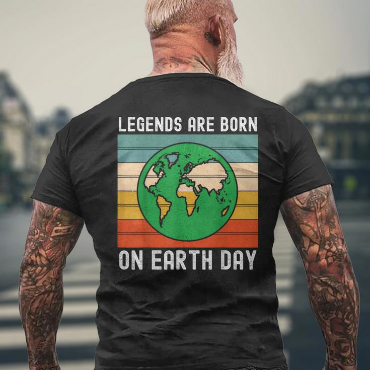 Earth Day Is My Birthday Earth Day Birth Day Party Women Men's T-shirt Back Print Gifts for Old Men