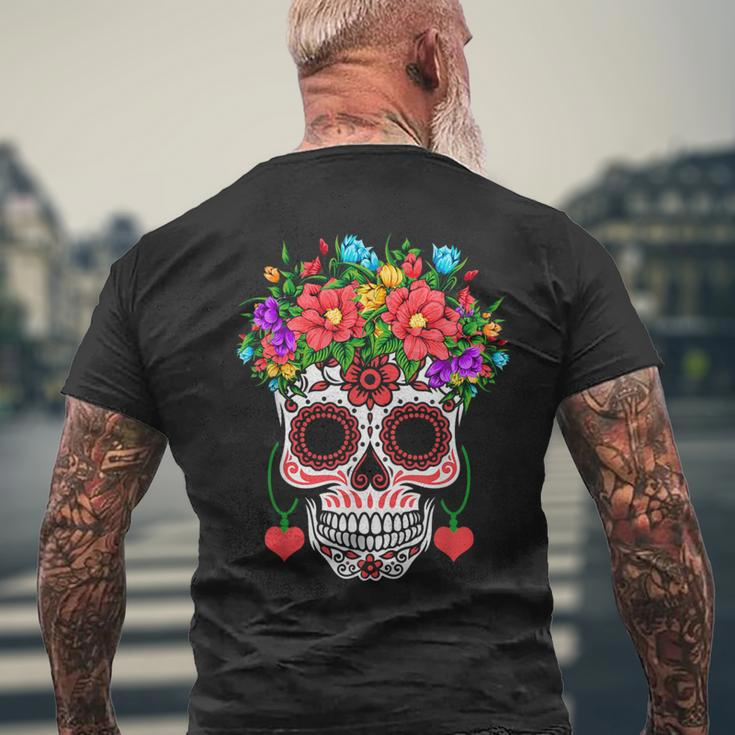 Easter 2023 Day Dia De Los Muertos T-Shirt mit Rückendruck Geschenke für alte Männer