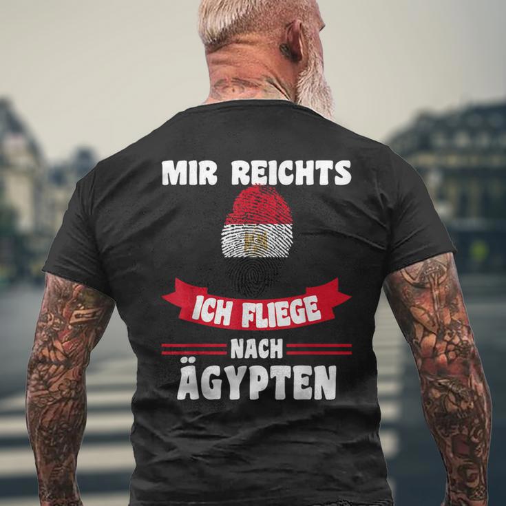 Egypt Flag Mir Reichts Ich Fliege Nach Egypt T-Shirt mit Rückendruck Geschenke für alte Männer