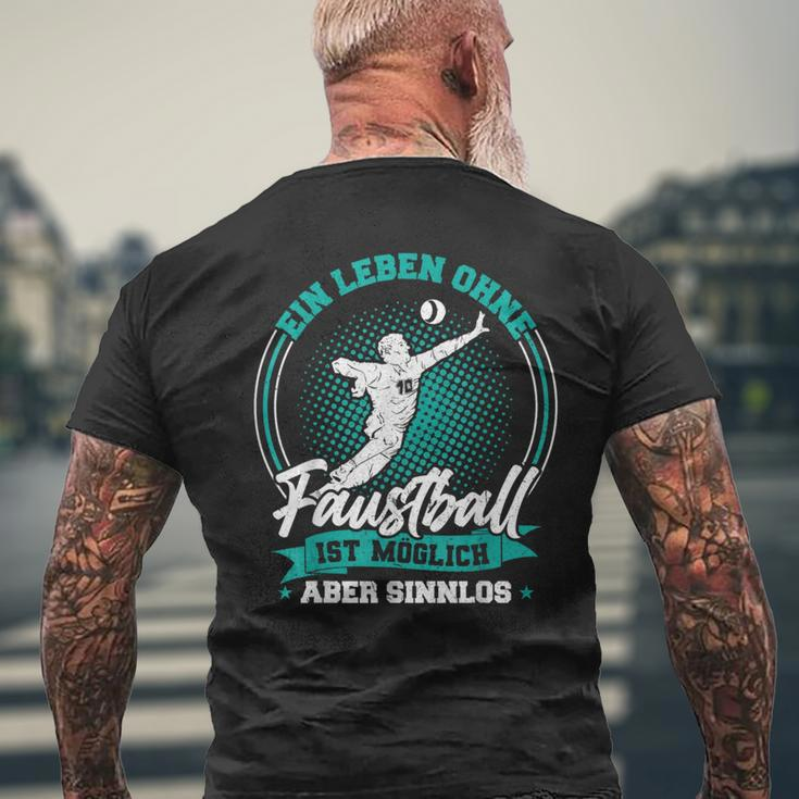Ein Leben Ohne Faustball Ist Möglichaber Sinnlos Ein Leben T-Shirt mit Rückendruck Geschenke für alte Männer