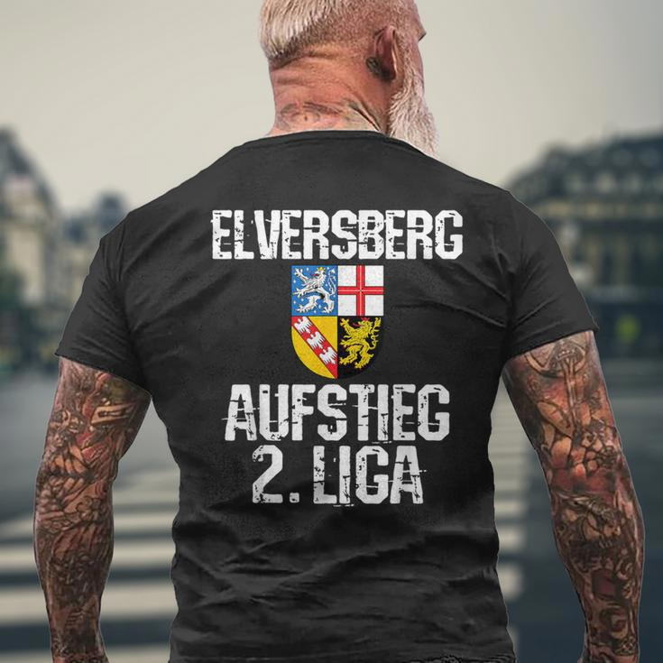Elversberg Saarland Sve 07 Fan 2 League Aufsteigung 2023 Football T-Shirt mit Rückendruck Geschenke für alte Männer