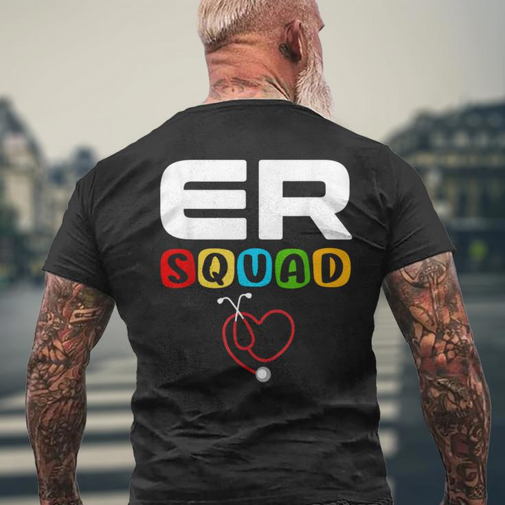 Er Squad Emergency Room Er Nurse Men's T-shirt Back Print Gifts for Old Men