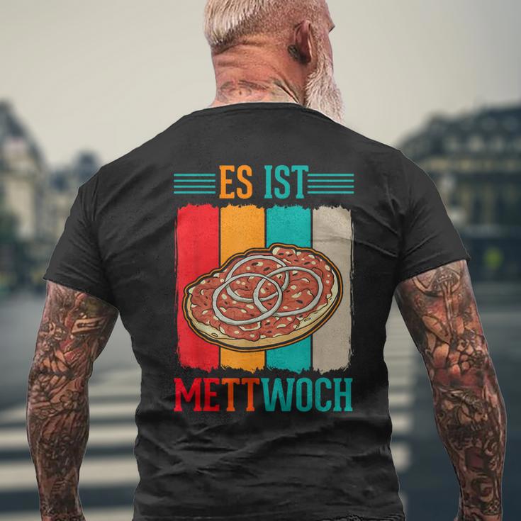 Es Ist Mettwoch Mett Mettigel Mett Brunchen S T-Shirt mit Rückendruck Geschenke für alte Männer