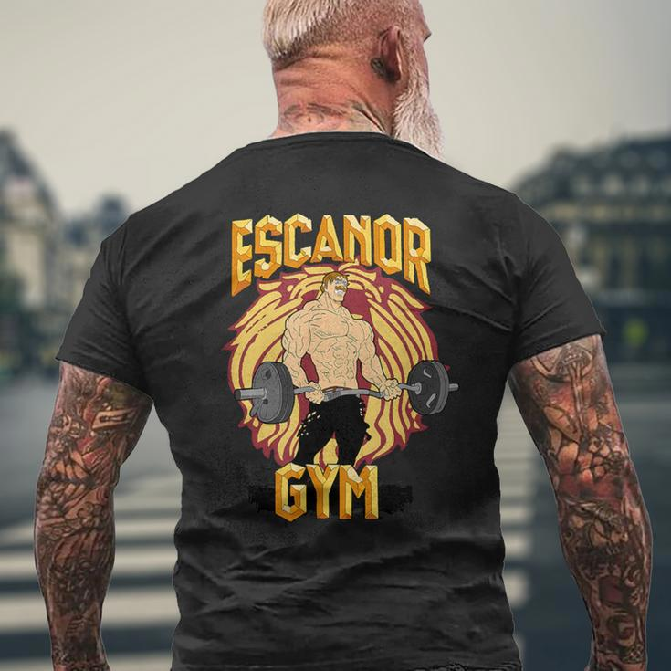 Escanor Gym Pride T-Shirt mit Rückendruck Geschenke für alte Männer
