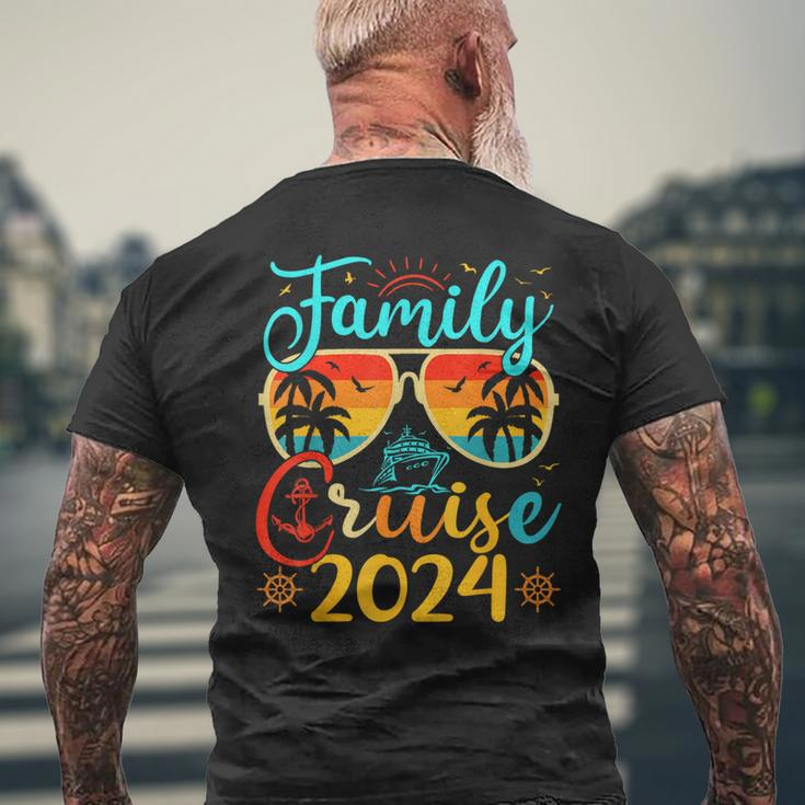 Family Cruise 2024 Summer Vacation Matching Family Cruise Men's T-shirt Back Print Gifts for Old Men