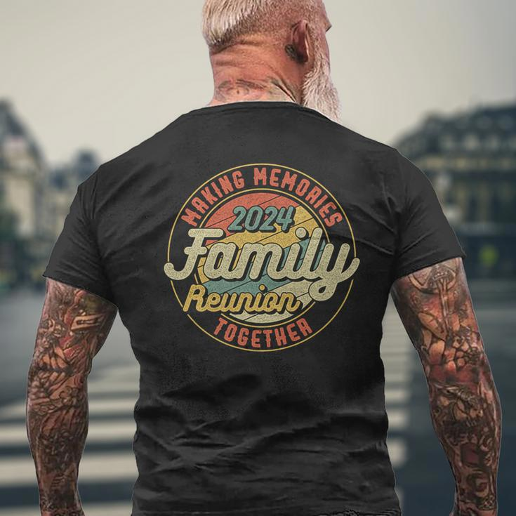 Family Reunion 2024 Making Memories Family Reunion Group Men's T-shirt Back Print Gifts for Old Men