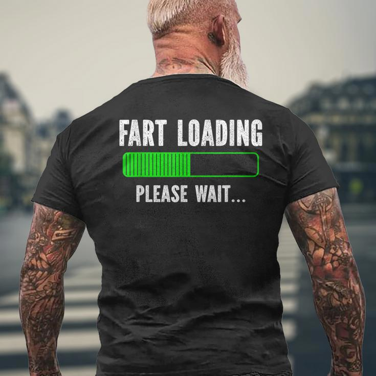 Fart Loading Please Wait Men's T-shirt Back Print Gifts for Old Men
