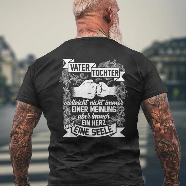 Father Und Tochter Nicht Immer Eine Meinung Herz Eine Soul Father And Tochter T-Shirt mit Rückendruck Geschenke für alte Männer