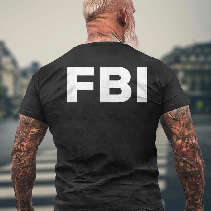 Fbi Logo Federal Bureau Of Investigation T-Shirt mit Rückendruck Geschenke für alte Männer