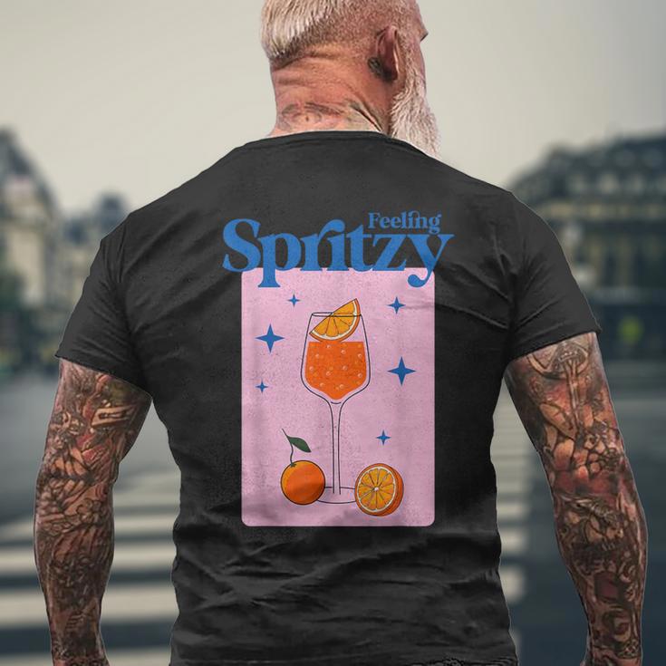 Feeling Spritzy X Hallöchen Aperoliker T-Shirt mit Rückendruck Geschenke für alte Männer