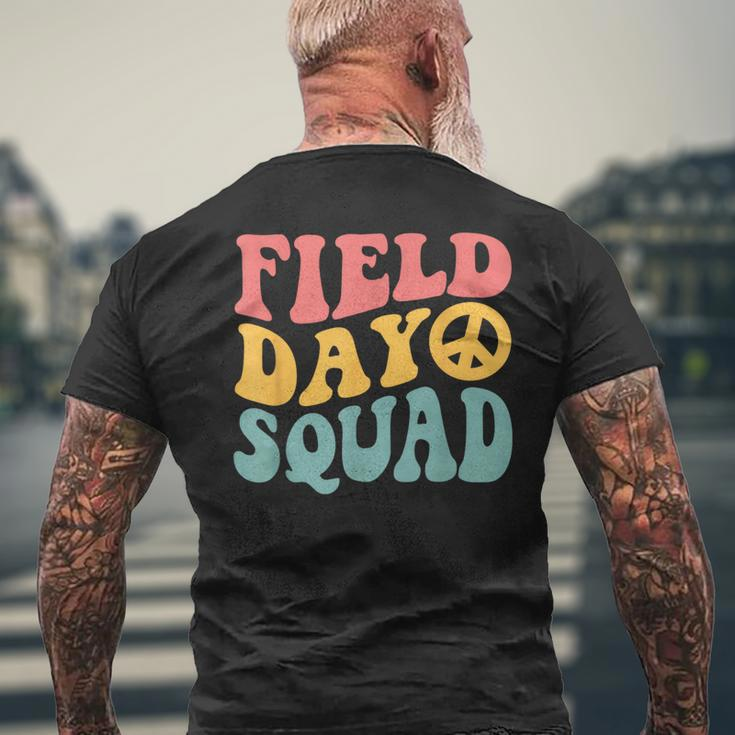 Field Day Squad Retro 70'S Happy Last Day Of School Men's T-shirt Back Print Gifts for Old Men