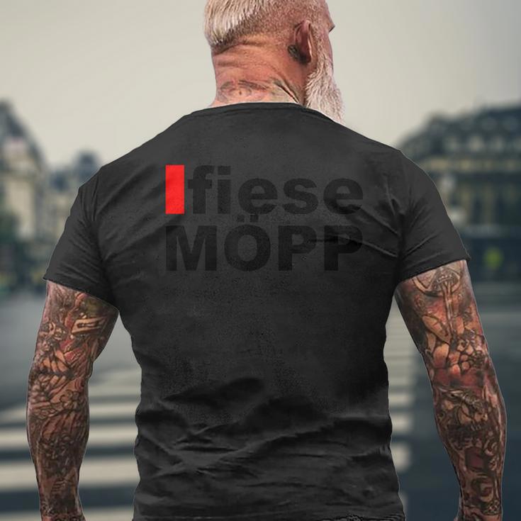 Fiese Möpp With Düsseldorfer Mundart T-Shirt mit Rückendruck Geschenke für alte Männer