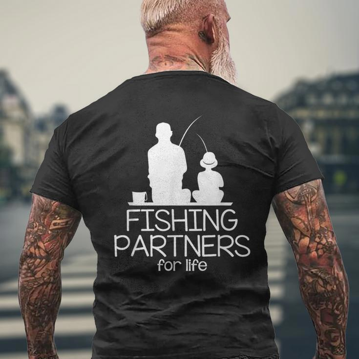 Fishing Partners For Life Father And Son Matching Outfits Men's T-shirt  Back Print - Monsterry