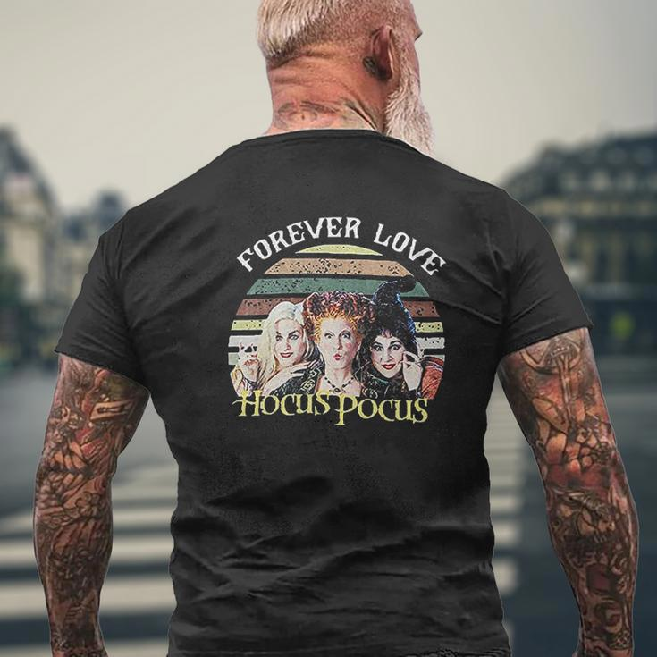 Forever Love Hocus Pocus Halloween Mens Back Print T-shirt Gifts for Old Men