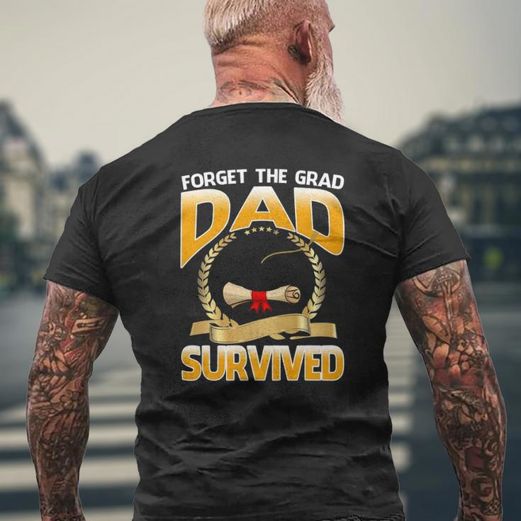 Forget The Grad Dad Survived Mens Back Print T-shirt Gifts for Old Men