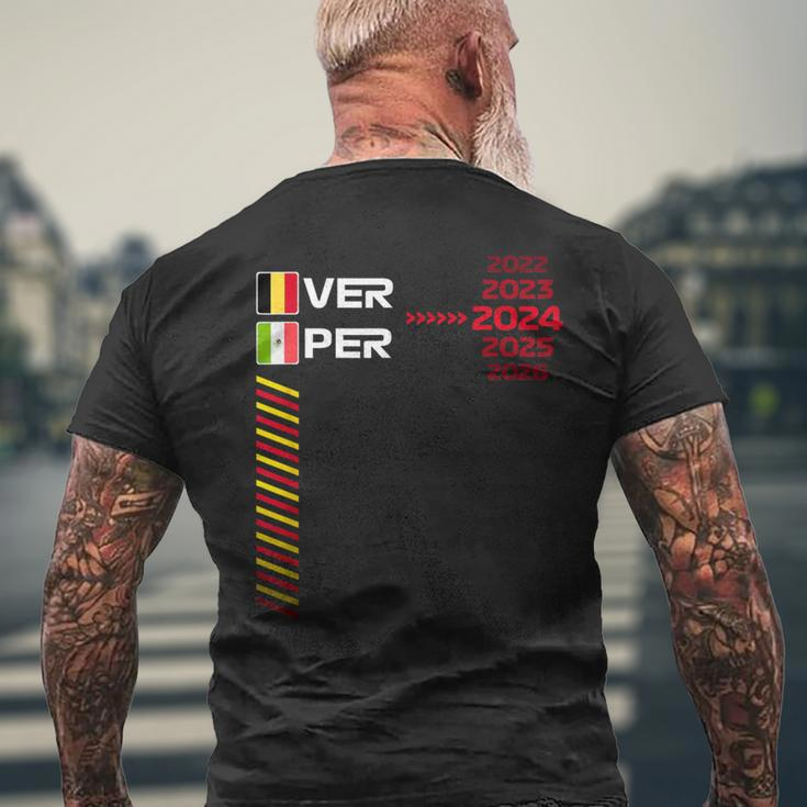 Formula Racing 2024 Rbr Ver Per 2024 Formula Race Men's T-shirt Back Print Gifts for Old Men