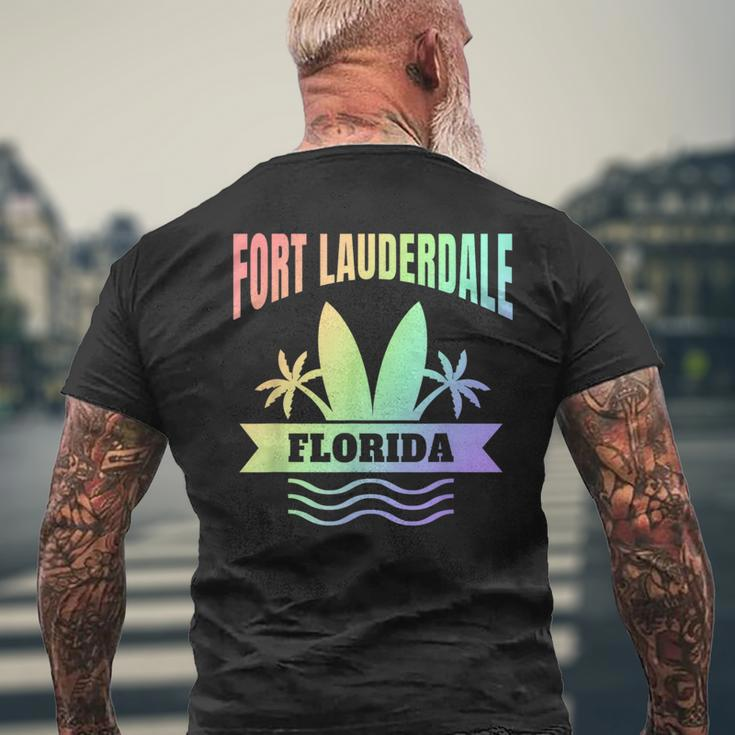 Fort Lauderdale Souvenir Vacation Men's T-shirt Back Print Gifts for Old Men