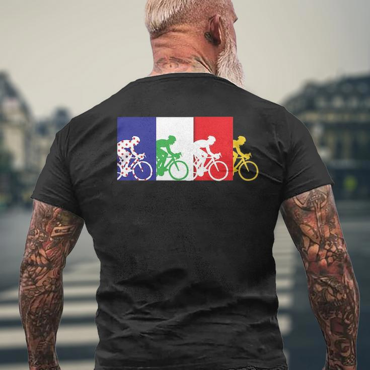 France Bicycle Or French Road Racing In Tour France Men's T-shirt Back Print Gifts for Old Men