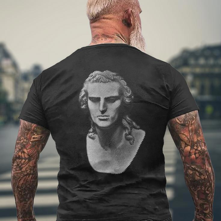 Friedrich Schiller Portrait T-Shirt mit Rückendruck Geschenke für alte Männer